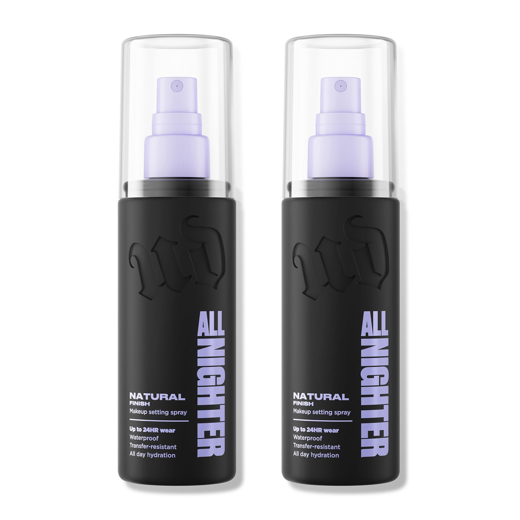 Urban Decay All Nighter Waterproof Makeup Setting Spray - Natural Finish, Up to 24HR Wear, Ultra-Fine Facial Mist, Hydrating Foundation Face Primer, Smudge-Proof, Transfer-Resistant, with Glycerin